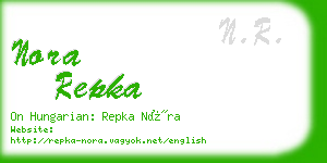 nora repka business card